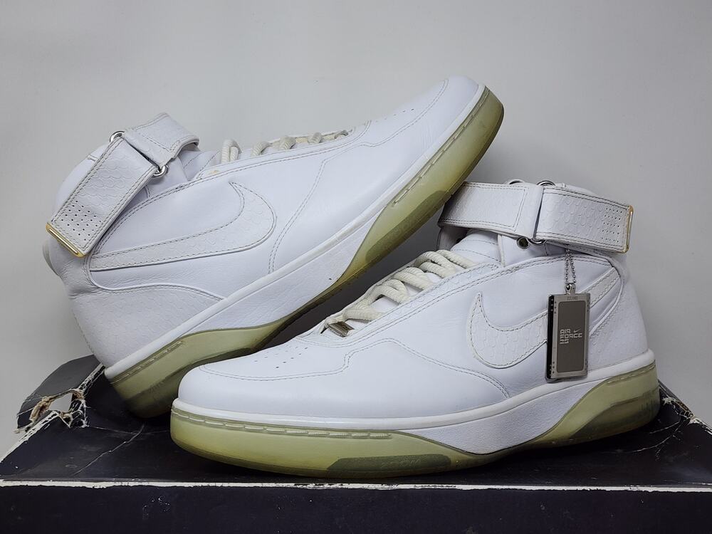 2007 Nike Air Force 25 Supreme WHITE CHROME 315016-111 Size 11.5